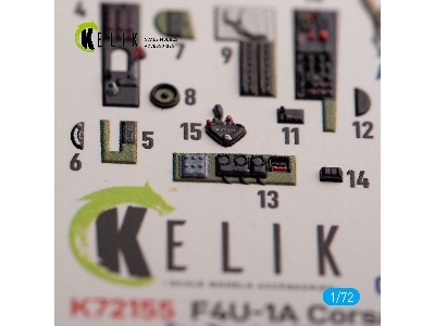 F4u-1a Corsair - Interior 3d Decals For Tamiya Kit - zdjęcie 4