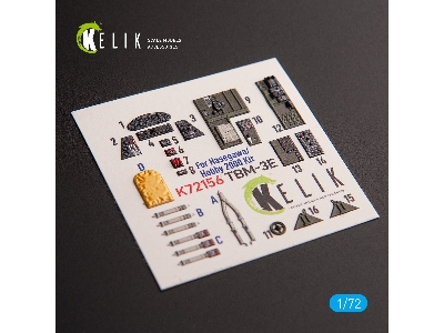 Tbm-3e - Interior 3d Decals For Hobby 2000/Hasegawa Kit - zdjęcie 2