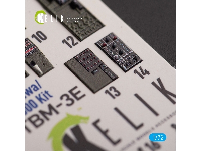 Tbm-3e - Interior 3d Decals For Hobby 2000/Hasegawa Kit - zdjęcie 3