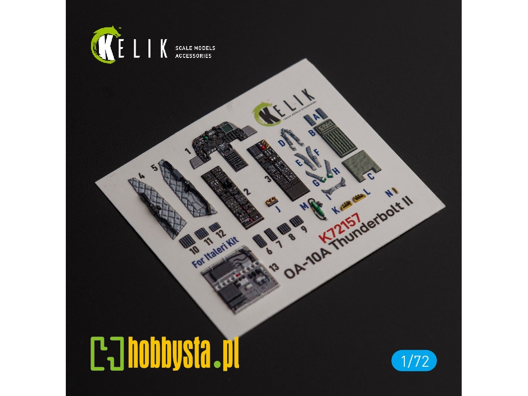 Oa-10a 'thunderbolt' - Interior 3d Decals For Italeri Kit - zdjęcie 1 Oa-10a 'thunderbolt' - Interior 3d Decals For Italeri Kit - zdjęcie 1