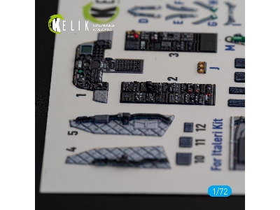 Oa-10a 'thunderbolt' - Interior 3d Decals For Italeri Kit - zdjęcie 6