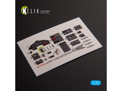 Avro Lancaster B.Iii - Interior 3d Decals For Airfix Kit - zdjęcie 2