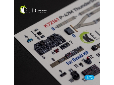 P-47m 'thunderbolt' - Interior 3d Decals For Revell Kit - zdjęcie 2