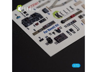 P-47m 'thunderbolt' - Interior 3d Decals For Revell Kit - zdjęcie 3