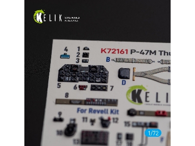 P-47m 'thunderbolt' - Interior 3d Decals For Revell Kit - zdjęcie 5