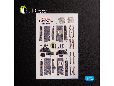 L-29 Delfin - Interior 3d Decals For Amk Kit - zdjęcie 2