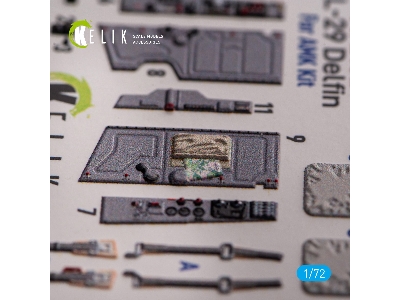 L-29 Delfin - Interior 3d Decals For Amk Kit - zdjęcie 4