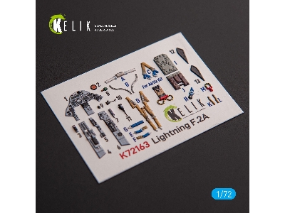 F.2a Lighting - Interior 3d Decals For Airfix Kit - zdjęcie 1