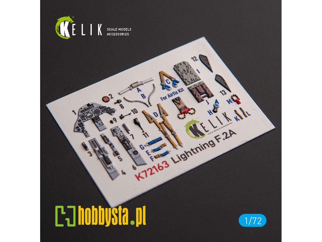 F.2a Lighting - Interior 3d Decals For Airfix Kit - zdjęcie 1 F.2a Lighting - Interior 3d Decals For Airfix Kit - zdjęcie 1