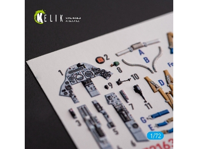 F.2a Lighting - Interior 3d Decals For Airfix Kit - zdjęcie 2