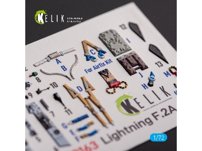 F.2a Lighting - Interior 3d Decals For Airfix Kit - zdjęcie 3
