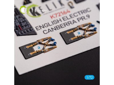 English Electric Canberra Pr.9 - Interior 3d Decals For Airfix Kit - zdjęcie 7