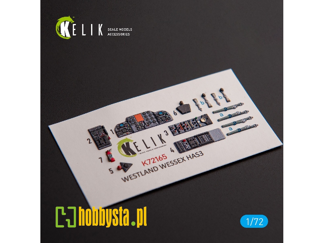 Westland Wessex Has.3 - Interior 3d Decals For Italeri Kit - zdjęcie 1 Westland Wessex Has.3 - Interior 3d Decals For Italeri Kit - zdjęcie 1