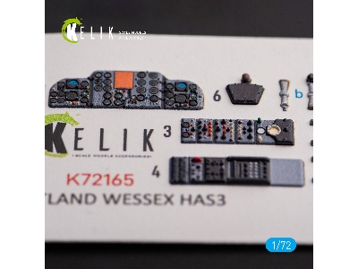 Westland Wessex Has.3 - Interior 3d Decals For Italeri Kit - zdjęcie 2