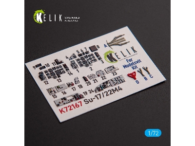 Su-17m4p/22m4 - Interior 3d Decals For Modelsvit Kit - zdjęcie 1