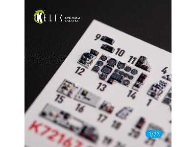 Su-17m4p/22m4 - Interior 3d Decals For Modelsvit Kit - zdjęcie 2