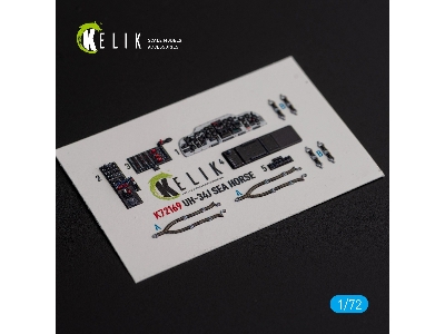 Uh-34j Sea Horse - Interior 3d Decals For Italeri Kit - zdjęcie 1