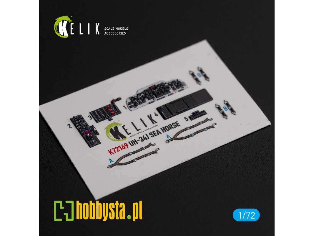 Uh-34j Sea Horse - Interior 3d Decals For Italeri Kit - zdjęcie 1 Uh-34j Sea Horse - Interior 3d Decals For Italeri Kit - zdjęcie 1