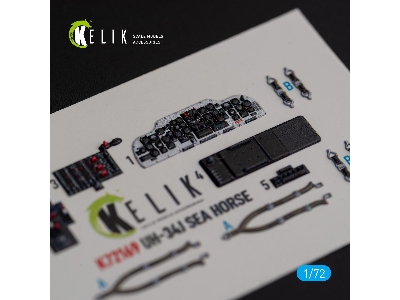 Uh-34j Sea Horse - Interior 3d Decals For Italeri Kit - zdjęcie 2