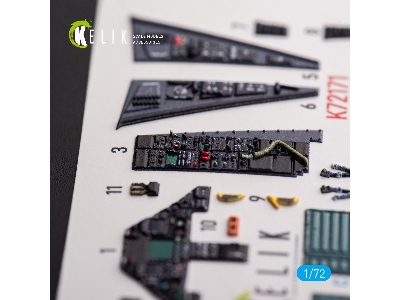 F-117a Nighthawk - Interior 3d Decals For Academy Kit - zdjęcie 3