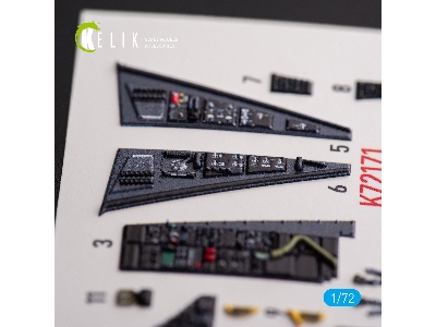 F-117a Nighthawk - Interior 3d Decals For Academy Kit - zdjęcie 5