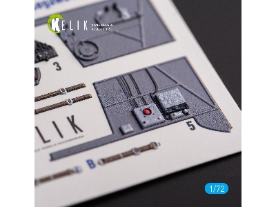 Morane-saulnier M.S.406 - Interior 3d Decals For Hobby 2000/Hasegawa Kit - zdjęcie 3
