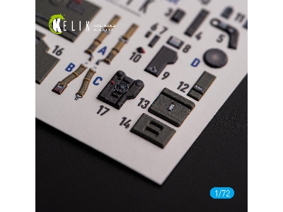 &#1056;-38j 'lightning' - Interior 3d Decals For Italeri/Academy Kit - zdjęcie 6