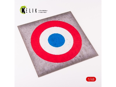 France Roundel - Acrylic 3mm (240mm X 240mm) (190g) - zdjęcie 1