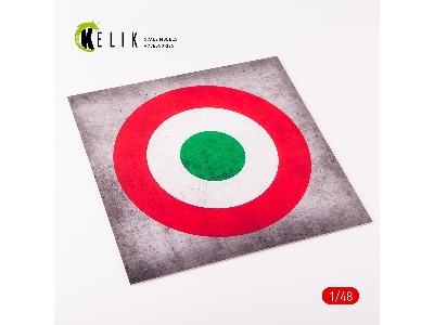 Italy Roundel - Acrylic 3mm (240mm X 240mm) (190g) - zdjęcie 1