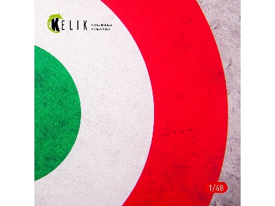 Italy Roundel - Acrylic 3mm (240mm X 240mm) (190g) - zdjęcie 2