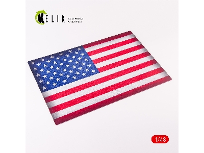 Usa Flag - Acrylic 3mm (410mm X 270mm) (410g) - zdjęcie 2