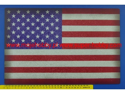 Usa Flag - Acrylic 3mm (410mm X 270mm) (410g) - zdjęcie 4