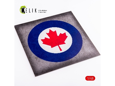 Canada Roundel - Acrylic 3mm (240x240mm) (190g) - zdjęcie 2