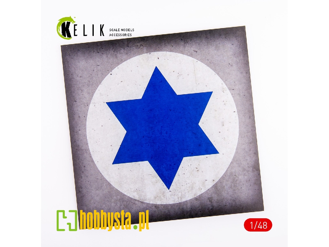 Israel Roundel - Acrylic 3mm (240x240mm) (190g) - zdjęcie 1 Israel Roundel - Acrylic 3mm (240x240mm) (190g) - zdjęcie 1