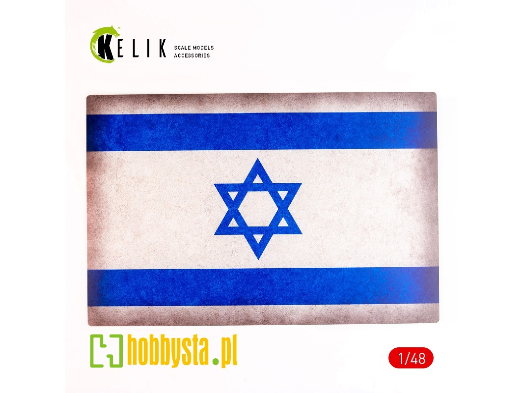 Israel Flag - Base - Acrylic 3mm (410x270mm) (410g) - zdjęcie 1 Israel Flag - Base - Acrylic 3mm (410x270mm) (410g) - zdjęcie 1