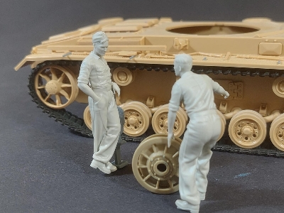 German Tank Mechanics At Work Set - zdjęcie 4