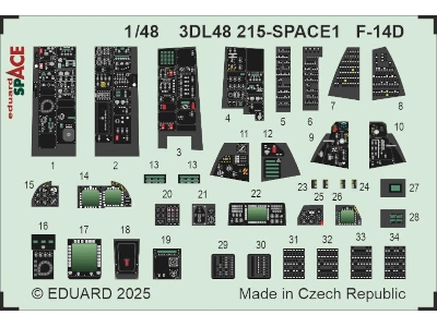 F-14D SPACE 1/48 - GREAT WALL HOBBY - zdjęcie 3