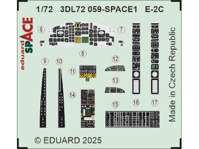 E-2C SPACE 1/72 - HELLER - zdjęcie 3