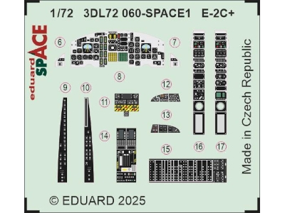 E-2C+ SPACE 1/72 - HELLER - zdjęcie 3