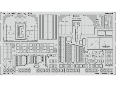 B-24D bomb bay 1/48 - HOBBY BOSS - zdjęcie 1