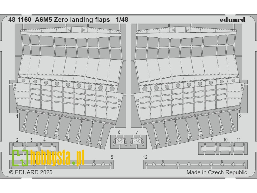A6M5 Zero landing flaps 1/48 - FINE MOLDS - zdjęcie 1 A6M5 Zero landing flaps 1/48 - FINE MOLDS - zdjęcie 1