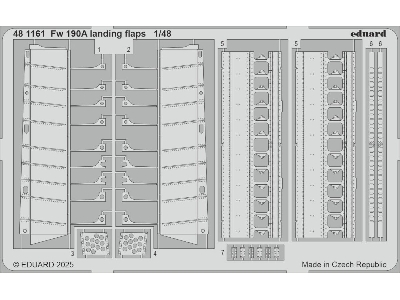 Fw 190A landing flaps 1/48 - EDUARD - zdjęcie 1