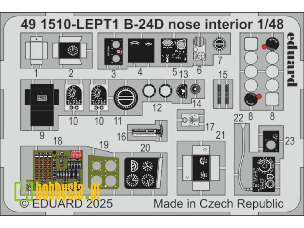 B-24D nose interior 1/48 - HOBBY BOSS - zdjęcie 1 B-24D nose interior 1/48 - HOBBY BOSS - zdjęcie 1