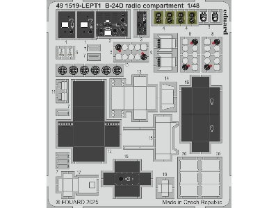 B-24D radio compartment 1/48 - HOBBY BOSS - zdjęcie 1