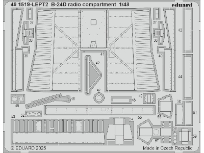 B-24D radio compartment 1/48 - HOBBY BOSS - zdjęcie 2