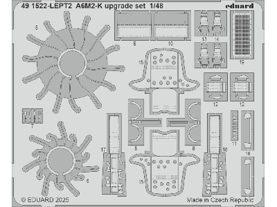 A6M2-K upgrade set 1/48 - EDUARD - zdjęcie 1