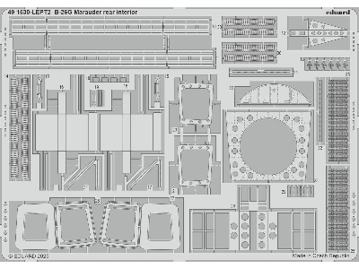 B-26G Marauder rear interior 1/48 - ICM - zdjęcie 1