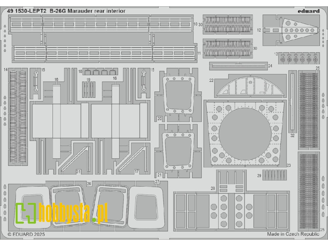B-26G Marauder rear interior 1/48 - ICM - zdjęcie 1 B-26G Marauder rear interior 1/48 - ICM - zdjęcie 1