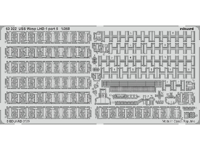 USS Wasp LHD-1 part 5 1/350 - TRUMPETER - zdjęcie 1