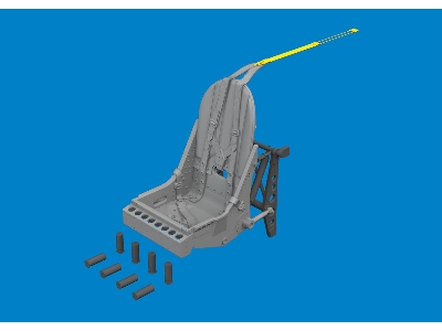 Spitfire Mk. VIII/ Mk. IX seat PRINT 1/24 - AIRFIX - zdjęcie 2